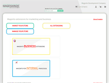 Tablet Screenshot of magenmagic.com